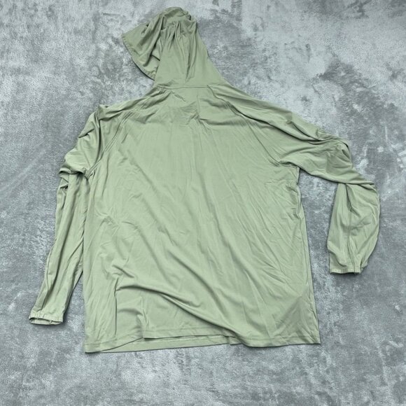 Eddie Bauer Solarfoil Mens Hoodie L Light Green Polyester d0730 - Picture 7 of 8